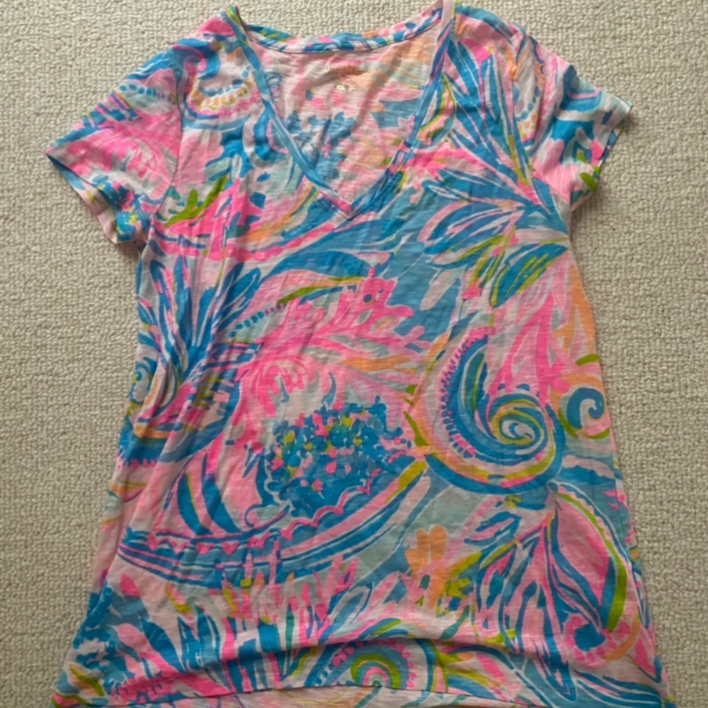Lilly Pulitzer etta V-neck top
